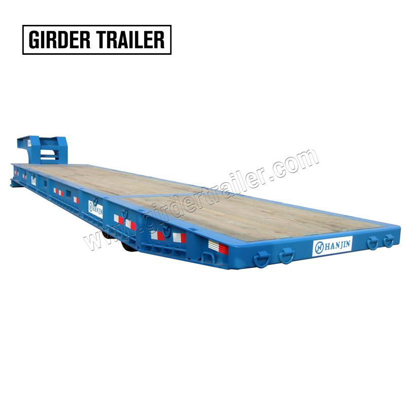 Heavy duty Detachable goose neck 60feet container cargo low bed roll on roller off ro-ro Mafi trailer for sale