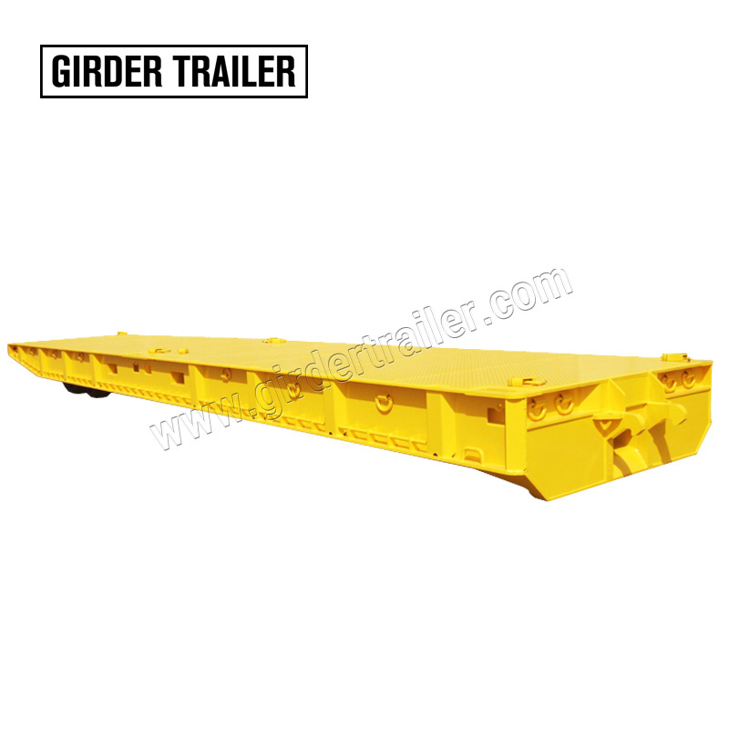 Heavy duty Detachable goose neck 60feet container cargo low bed roll on roller off ro-ro Mafi trailer for sale