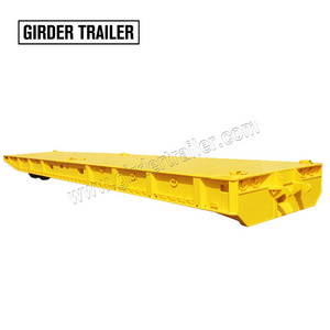 Heavy duty Detachable goose neck 60feet container cargo low bed roll on roller off ro-ro Mafi trailer for sale