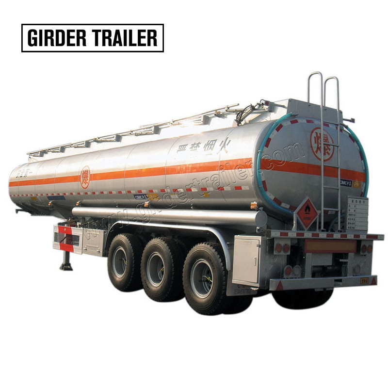 Truck tractor 420ph 55000L 333 round water tank semi trailer with pump