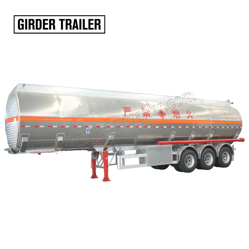 Truck tractor 420ph 55000L 333 round water tank semi trailer with pump