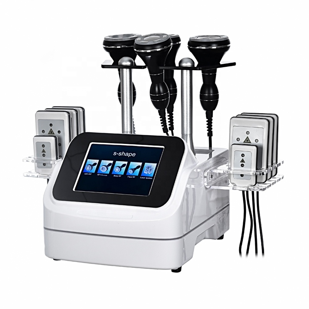 6in 1 custom 20k 20khz 25k 25khz 30 khz rf a ultrasound  3.0 ultrasonic 40k s shape cavitation machine