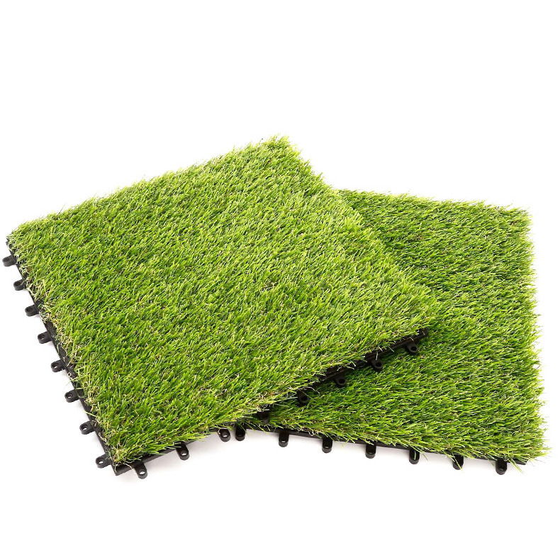 New Artificial Outdoor Plant Wall Turf Carpet Grass Tiles Interlocking