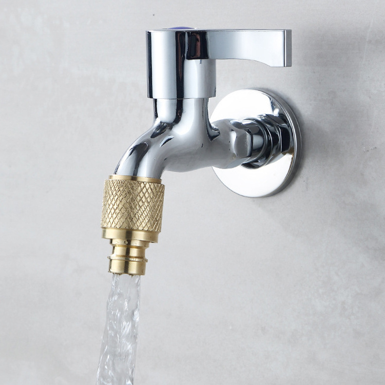 multi-functional High pressure Garden Tap Fittings Brass Pipe Bridge Connection Washing Machine Faucet Adapter