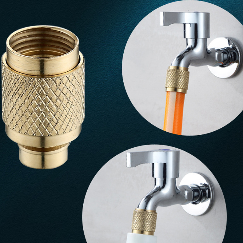 multi-functional High pressure Garden Tap Fittings Brass Pipe Bridge Connection Washing Machine Faucet Adapter