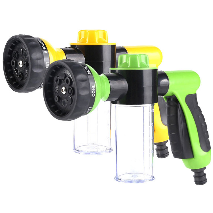 Good price car washer waterjet sprayer fog jet garden hose mist water spray foam wash gun