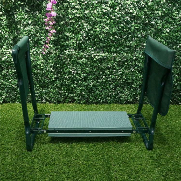 China Garden Supply - Foldable Garden Kneeler and Seat with Pouches - Soft EVA Foam Knee Pad Cushion