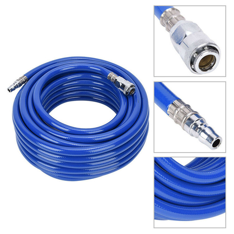 Custom Color Industry 5M 10M 15M 20M 30M Light Weight Abrasion Resistant Anti Kinking PVC Air Compressor Hose