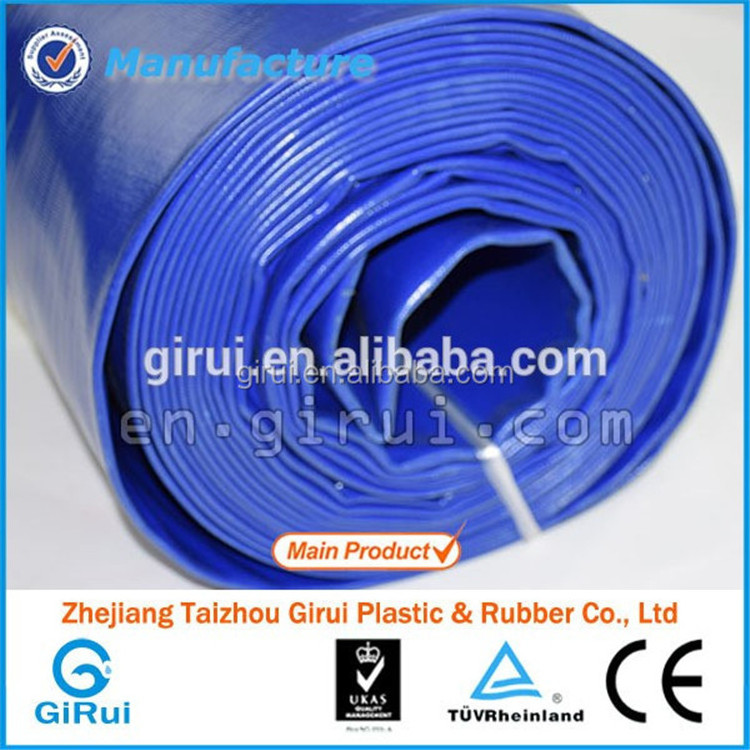 Custom Layflat Hose Pipe 1 2 3 4 6 8 10 12 inches coloque la manguera plana Watering Discharge Irrigation Lay Flat Hose