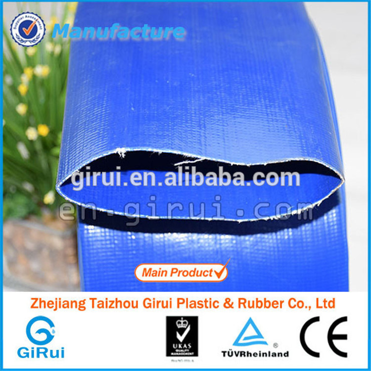 Custom Layflat Hose Pipe 1 2 3 4 6 8 10 12 inches coloque la manguera plana Watering Discharge Irrigation Lay Flat Hose