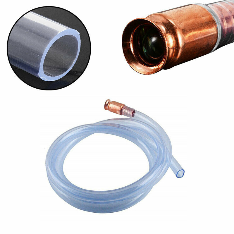 US Standard Siphon Hose, Hand Shaker Syphon Water Aqua Pump Plastic Hose Pipe With Copper For Fish Tanks Aquarium Filter