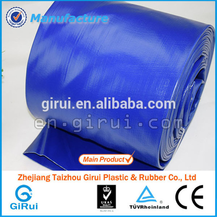 Custom Layflat Hose Pipe 1 2 3 4 6 8 10 12 inches coloque la manguera plana Watering Discharge Irrigation Lay Flat Hose