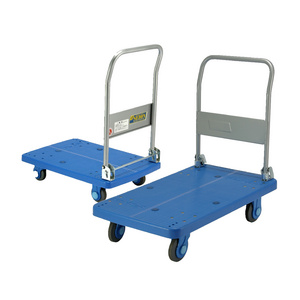 Moving Platform Hand Truck, Foldable for Easy Storage and 360 Degree Swivel Wheels Push Cart Dolly