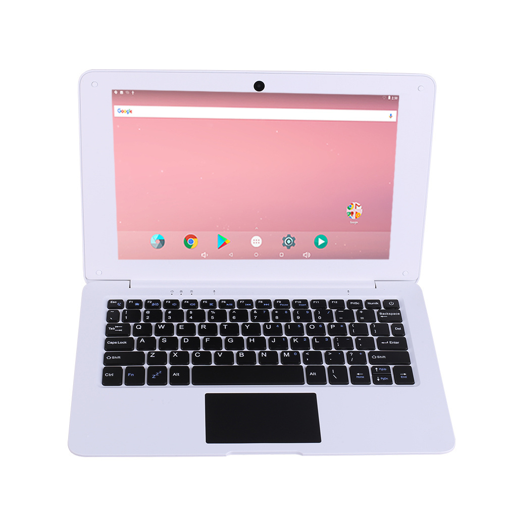 Notebook Pink 1280*800 Resolution Android 10.1 Inch Mini 16GB Laptops