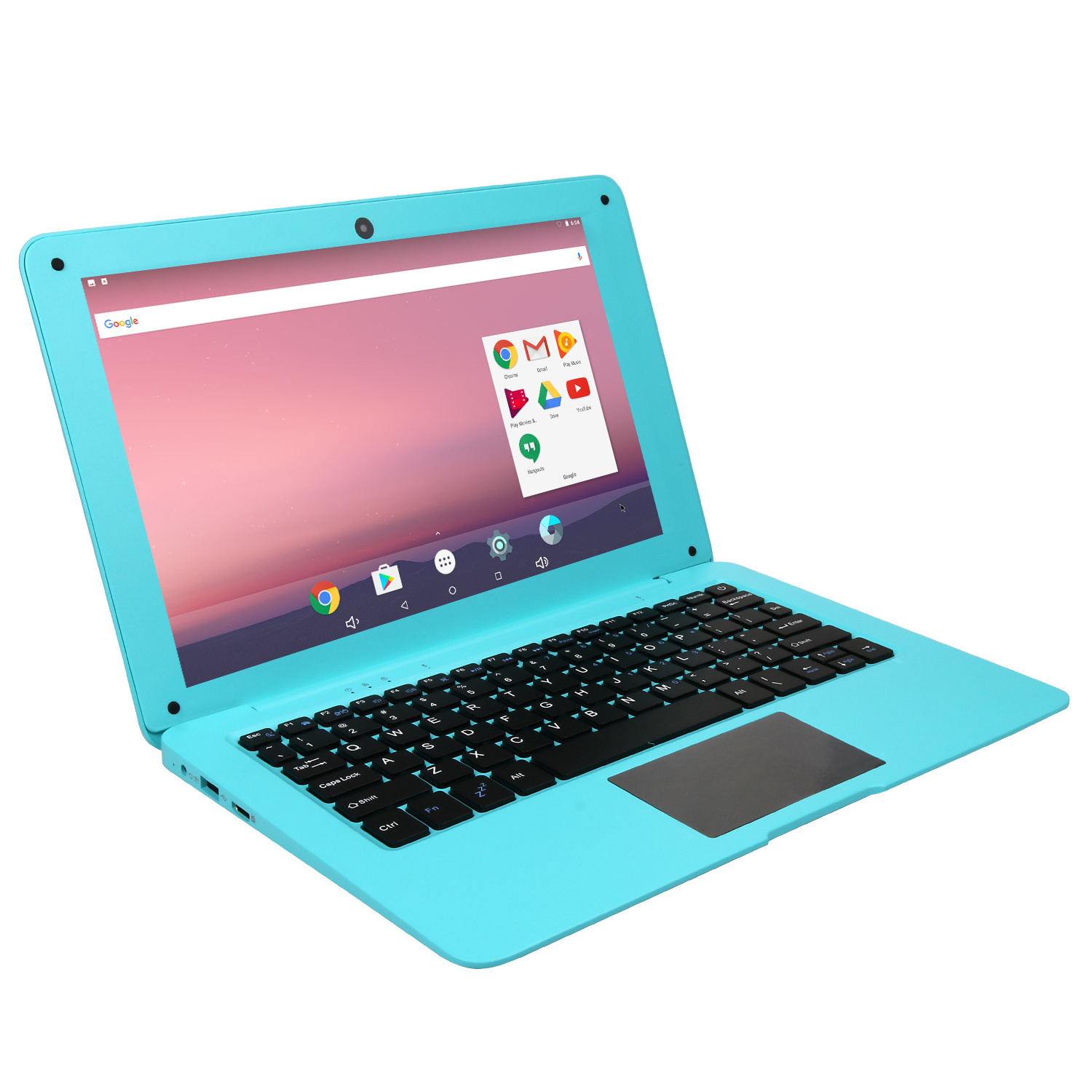 Notebook Pink 1280*800 Resolution Android 10.1 Inch Mini 16GB Laptops