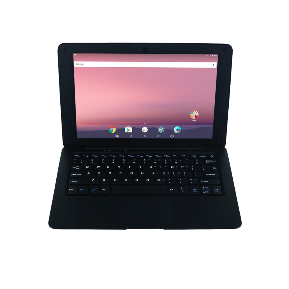 Notebook Pink 1280*800 Resolution Android 10.1 Inch Mini 16GB Laptops