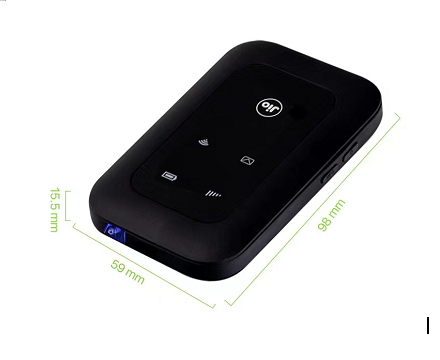 JIO JMR 591 Long Range Black Hotspot 150Mbps Easy to Take Wireless LTE Modem 4G WiFi Router