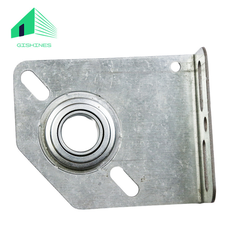 European Style 25mm Galvanized Steel Garage Door Hardware Bearing Bracket A stylish and sturdy choice for garage door hardware