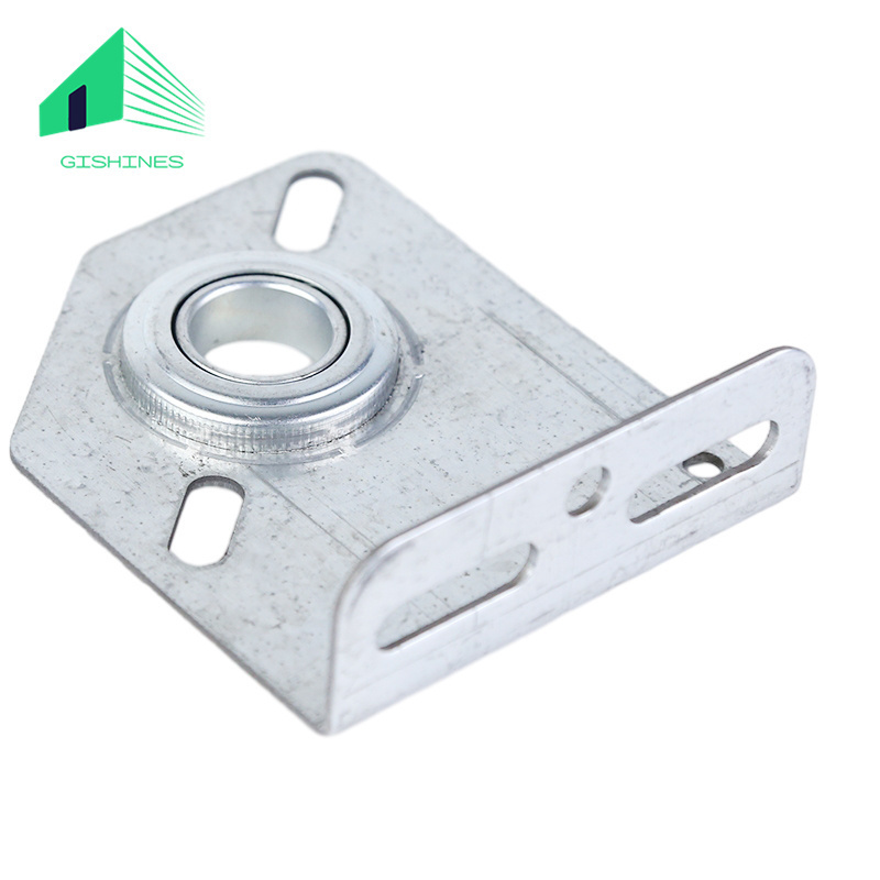 European Style 25mm Galvanized Steel Garage Door Hardware Bearing Bracket A stylish and sturdy choice for garage door hardware