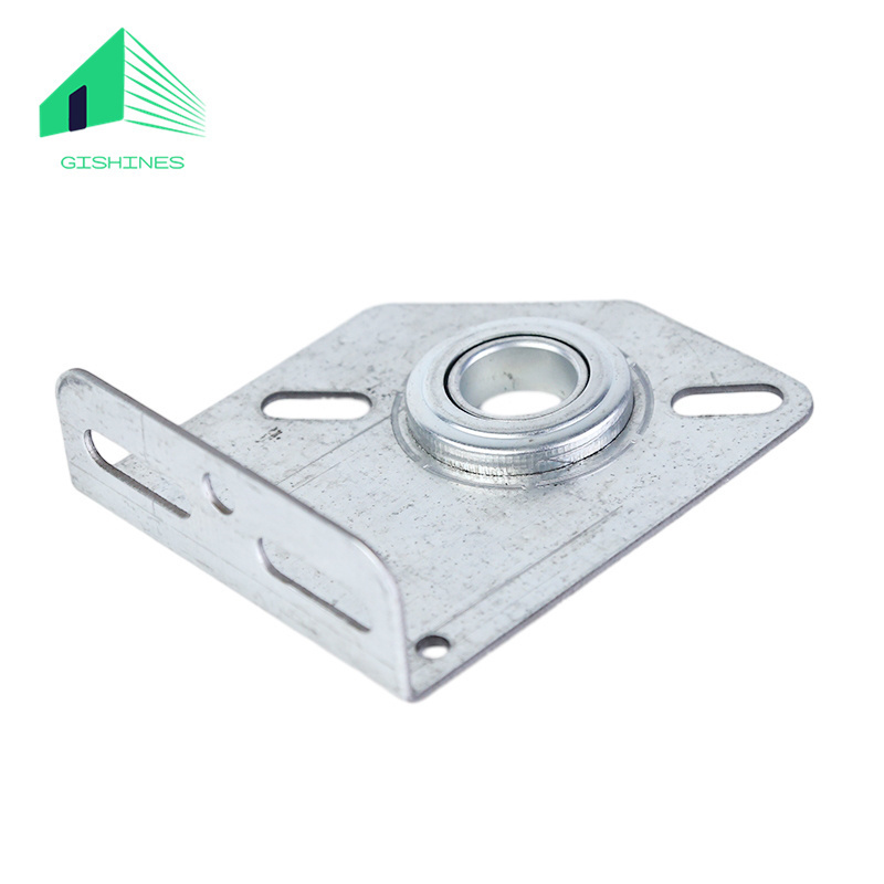 European Style 25mm Galvanized Steel Garage Door Hardware Bearing Bracket A stylish and sturdy choice for garage door hardware