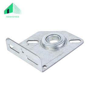 European Style 25mm Galvanized Steel Garage Door Hardware Bearing Bracket A stylish and sturdy choice for garage door hardware