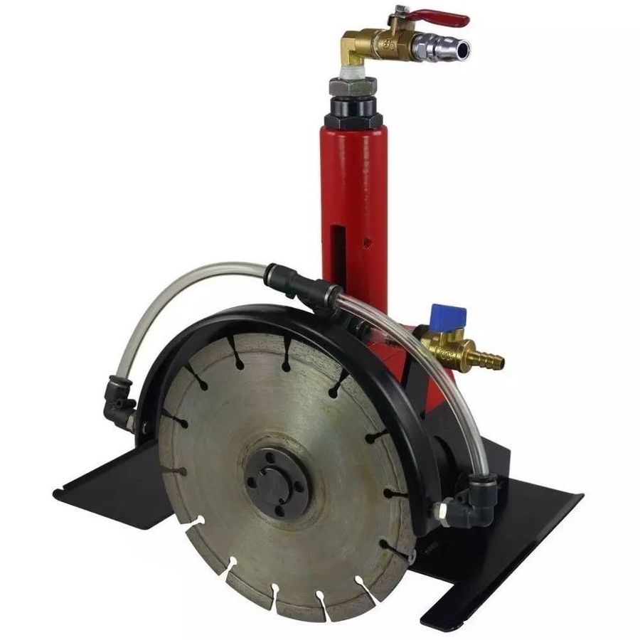 High Performance Wet Water Air Pneumatic Stone Saw Cutter 9000Rpm 9 Inch 225mm Guard With 22.2 mm Saw Blade For Marble