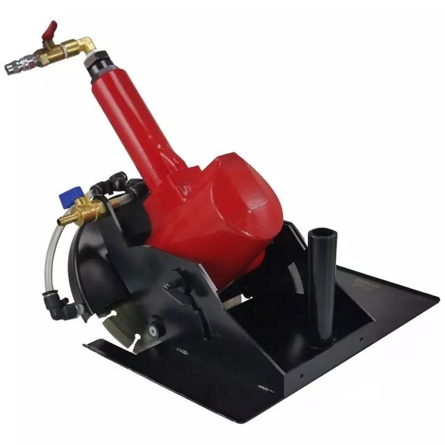 High Performance Wet Water Air Pneumatic Stone Saw Cutter 9000Rpm 9 Inch 225mm Guard With 22.2 mm Saw Blade For Marble