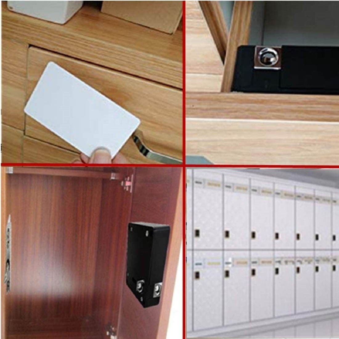 Factory with Free Rf Ic Card Smart Locker Lock Master Card Hidden Public Rfid Card Pedestal Cabinet Lock Rfid Lock for Drawer