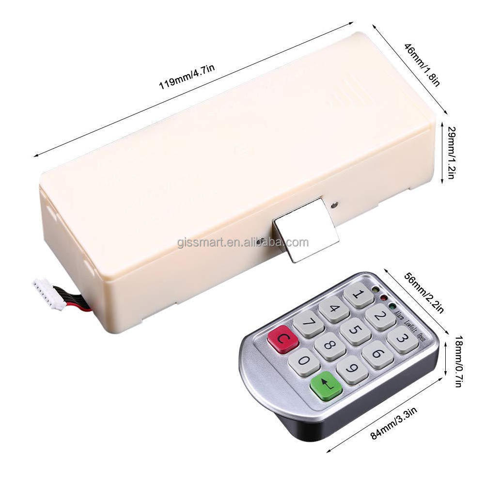 High Quality Password Electric Swimming Pool Safe Lock Sauna Locker Lock Office Zinc Keypad Electronic Cabinet Lock Combination