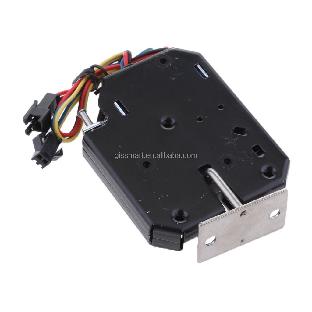 GIS 12v Dc Solenoid Latch Lock Hidden Mini Cabinet Lock Express Parcel Delivery Mailbox Locker 24v Electric Magnetic Lock