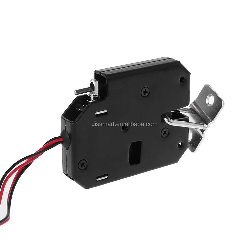 GIS 12v Dc Solenoid Latch Lock Hidden Mini Cabinet Lock Express Parcel Delivery Mailbox Locker 24v Electric Magnetic Lock