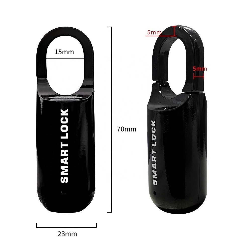 Keyless Mini 10pcs Finger Prints Padlock for Bag Luggage Gym Security Anti-theft Biometric Lock Fingerprint Smart Padlock