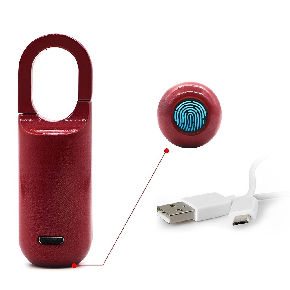 Mini portable candado inteligente lock for luggage bag fingerprint locks smart padlock home electronics fingerprint lock bag