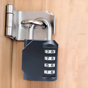 4 Digit Combination Password Pad Lock Manufacturer Promotion Price Zinc Alloy Keyless Luggage 4 Number Code Digital Padlock