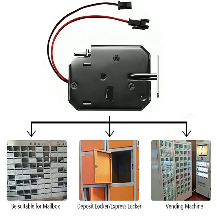 Oem Factory Electric Control Lock 12v Solenoid Electronic Locks for Parcel Intelligent Lockers 12v Solenoid Cabinet Door Lock