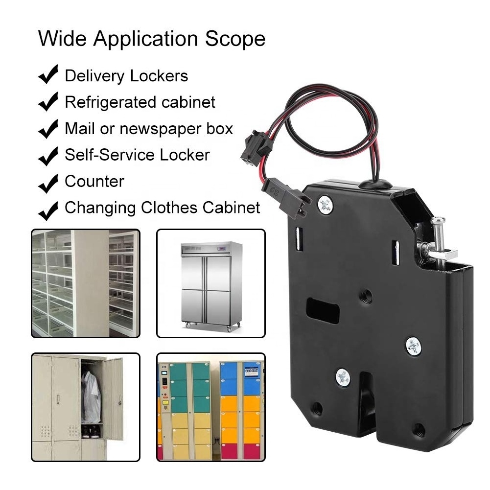 Oem Factory Electric Control Lock 12v Solenoid Electronic Locks for Parcel Intelligent Lockers 12v Solenoid Cabinet Door Lock