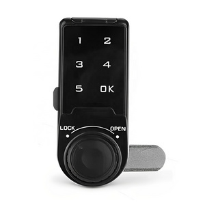 Plastic 5 Digits Touch Keypad Password Electronic Cabinet Lock Keyless Security Gym Locker Coded Lock Digital Lock for Locker