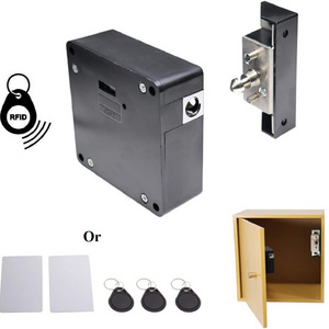 Factory Invisible Rfid Wristband Furniture Lock Smart Card Cabinet Drawer Lock Office Desk Hidden Electronic Rfid Drawer Lock