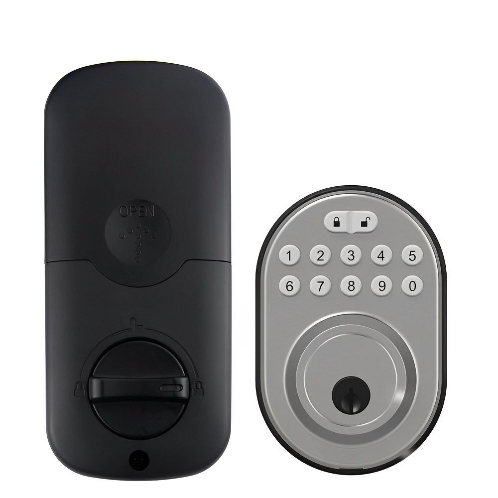 New Arrival Keyless Password Entrance Door Lock Smart Security Intelligent Code with Lever Single Latch Smart Lock Deadbolt