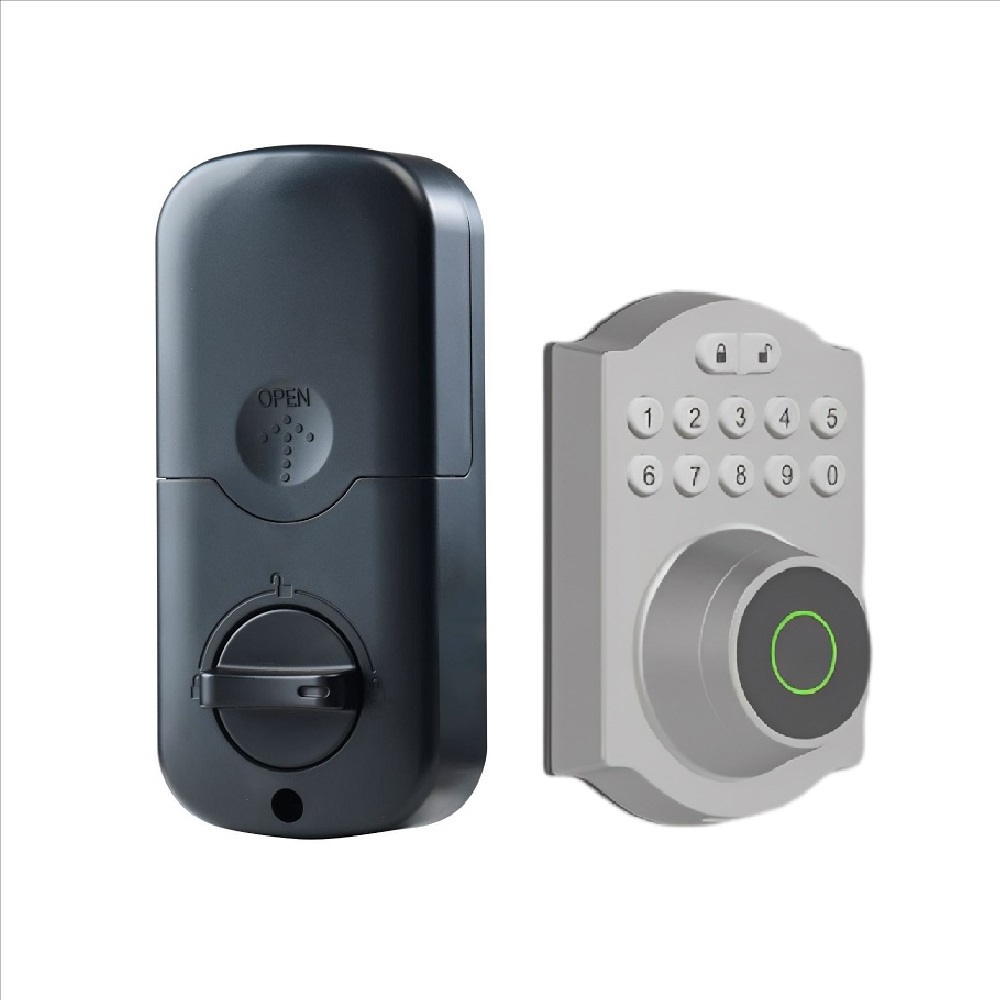 Keyless Biometric Entry Door Lock with Keypad Electronic Deadbolt Smart Front Door Lock Fingerprint Door Lock Keyless Entry