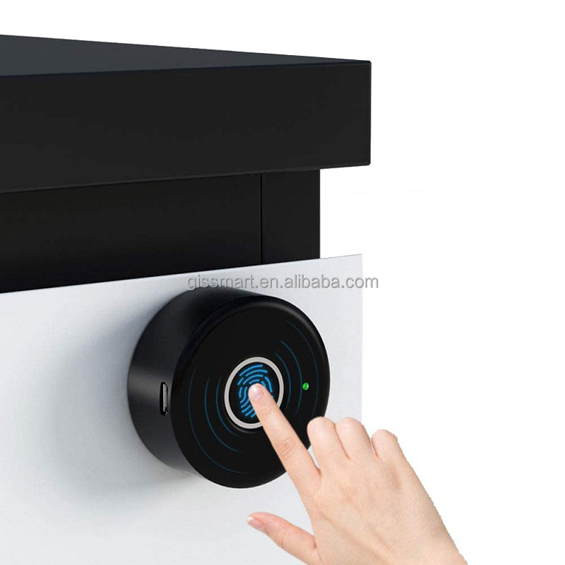 New Arrival Digital Fingerprint Keyless Letter Box Lock Furniture Electronic Cabinet Locks Hidden Fingerprint Drawer Lock