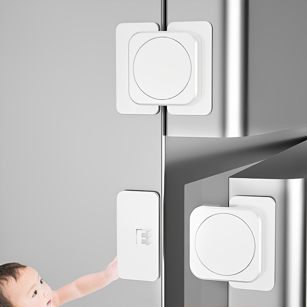 Child Safety Cabinet Locks with Adhesive for Baby Proofing Refrigerator Lock Baby Safety Window Drawer Child Safety Locks