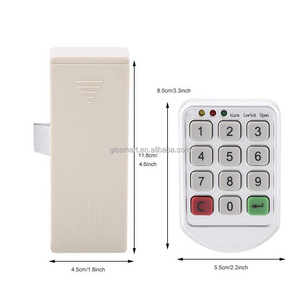 High Quality Password Electric Swimming Pool Safe Lock Sauna Locker Lock Office Zinc Keypad Electronic Cabinet Lock Combination