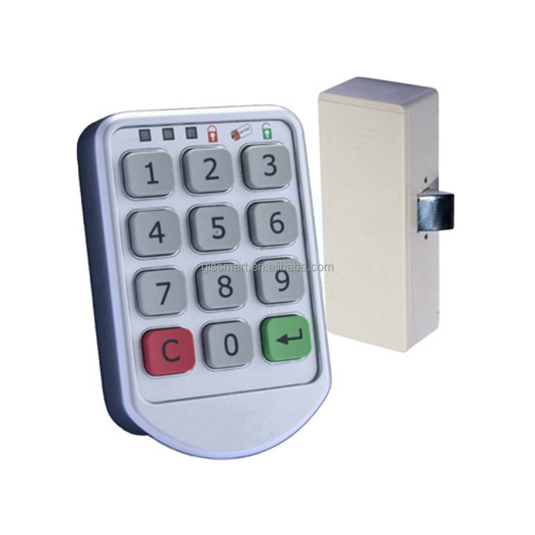 Long Life-time Keypad Cabinet Lock Digital Pin Code Combination Electric Pin Code Cabinet Door Lock Password Cabinet Lock