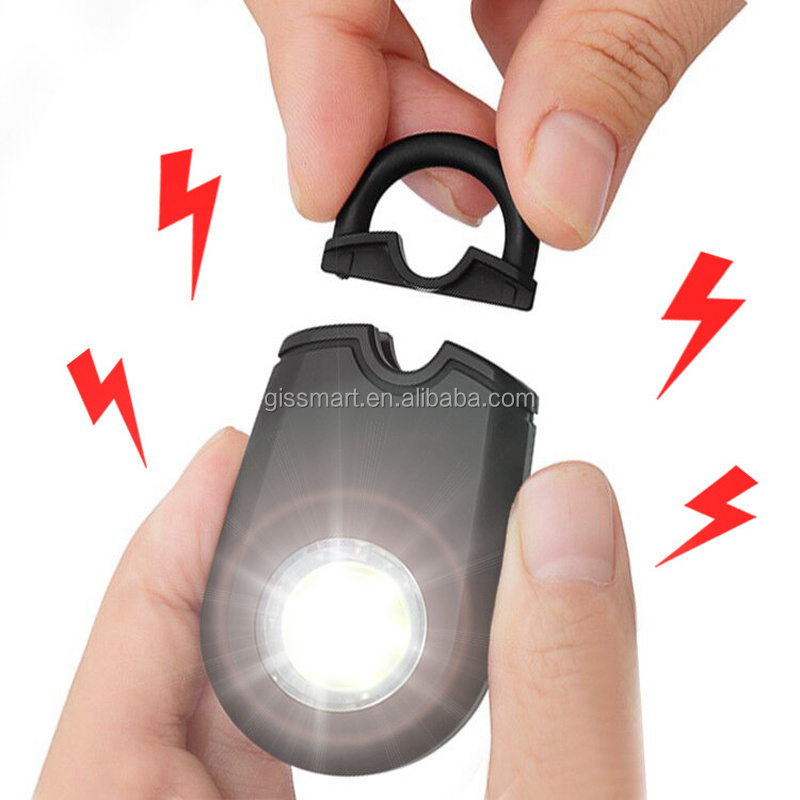 Hot Sale 125dB Led Flashlight Emergency Sos Alarm Anti Attack Rape Personal Alarm Self Defense Personal Proximity Alarm