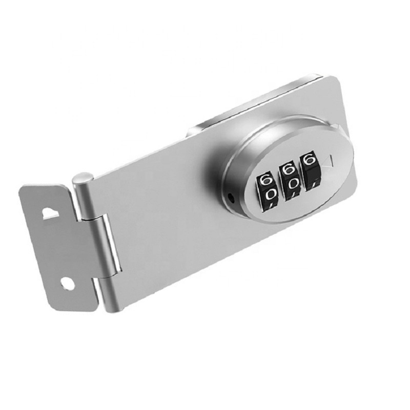 Plastic Cheap Cabinet Door Combination Lock Slide Latch Lock for Cabinets,Barn,Bathroom Household Cabinet Password Hasp Locks