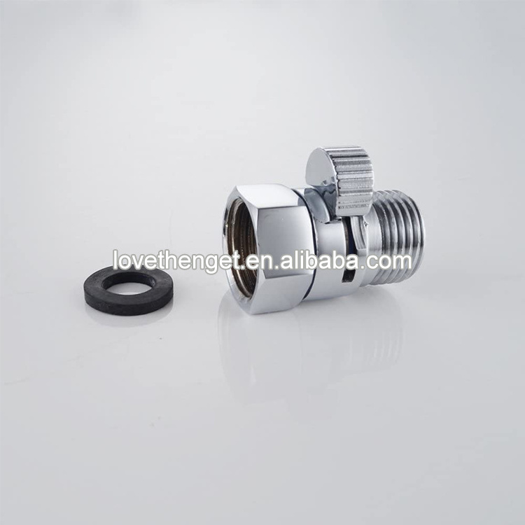 Water Flow Control Valve brass Shut Off Valve for shower head