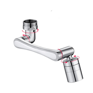 Faucet Splash Head Universal 1440 Degree Swivel Rotation brass Stainless steel Extender Faucet For Bathroom Kitchen Sink