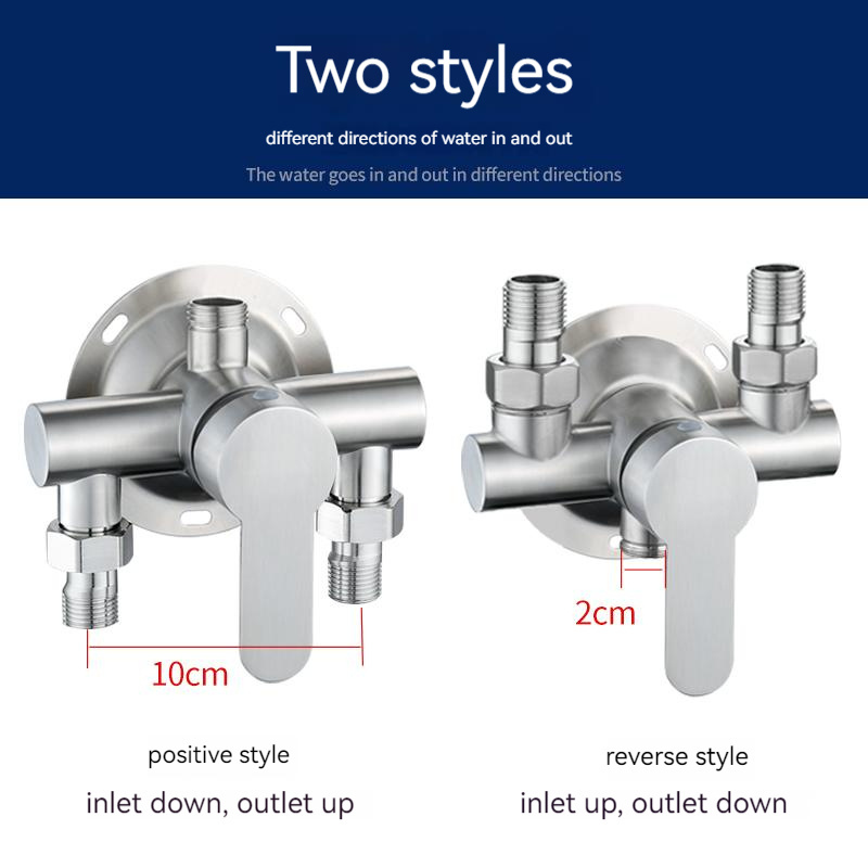 304 Stainless Steel Exposed Head Shower  Solar Heater Mixing FAUCET Water Faucets Wall Mounted Valve bath shower faucet