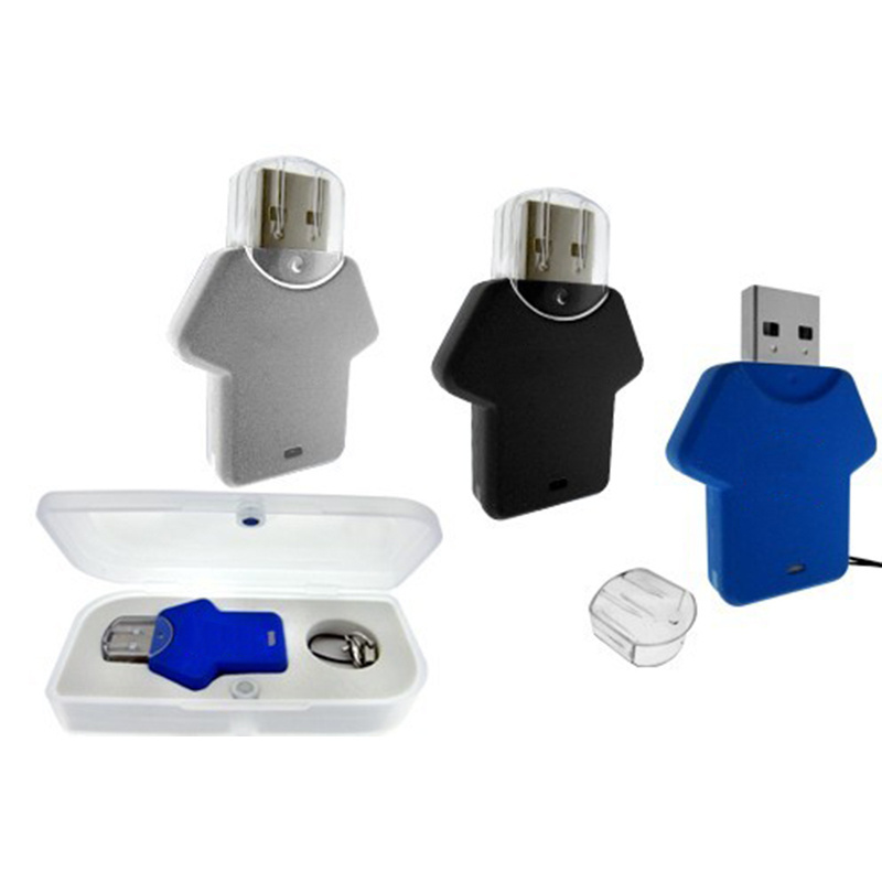 Gitra Hot Selling T Shirt Flat Usb Flash Drive  Memory Stick 128MB 256MB 512MB